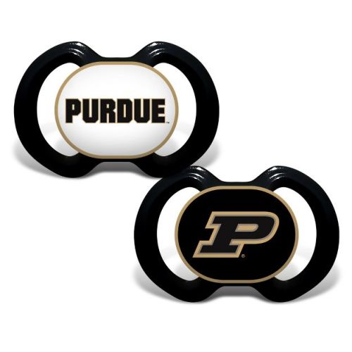 BabyFanatic Officially Licensed Unisex Pacifier 2-Pack - NCAA Purdue Boilermakers