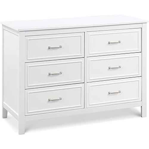DaVinci Charlie 6-Drawer Double Dresser in White