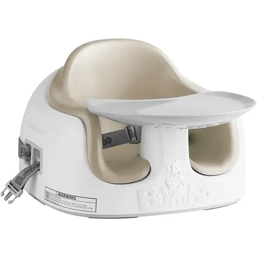 Bumbo 3-in-1 Baby Multi Seat Booster with Feeding Tray, 6-36 Months Old, Taupe
