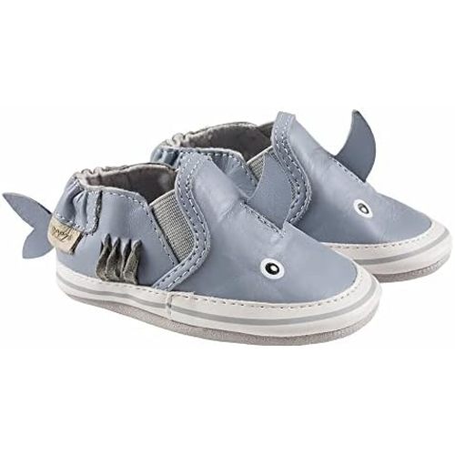Robeez Baby Boys and Unisex Soft Soles Slip-Resistant Crib Shoes Slippers for Infant and Toddler, 0-24 Months