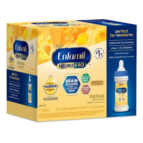 Enfamil Neuropro Ready To Feed Infant Formula Bottles - 2 Fl Oz Each/6ct