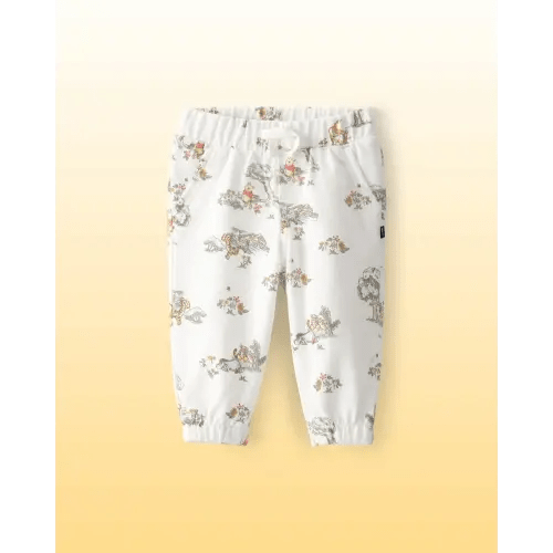 Baby Disney© Winnie the Pooh French Terry Joggers - White - OshKosh B'gosh | Carter's