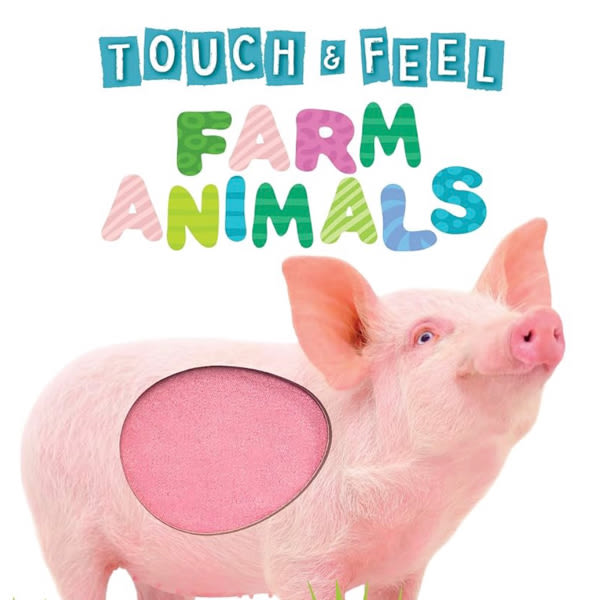 Touch and Feel Farm Animals - Novelty Book - Children's Board Book - Interactive Fun Child's Book