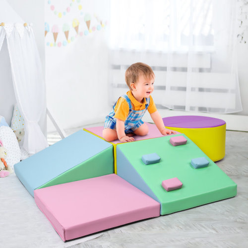 gaomon Soft Climbing Set,Foam Climbing Blocks For Toddlers , Climbing, Crawling Play Set & Reviews | Wayfair