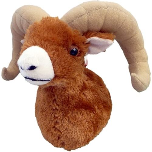 Adore 12" Ram The Bighorn Sheep Plush Stuffed Animal Walltoy Wall Mount