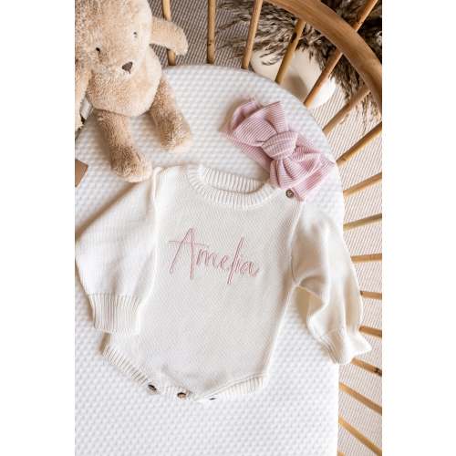 White Baby Romper | Unisex Baby Gifts – TheGrayBearCompany