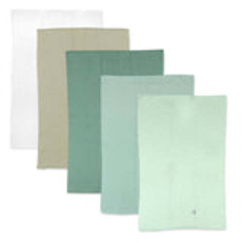 5-Pack Organic Cotton Knit Tri-fold Burp Cloths | Honest Baby Clothing