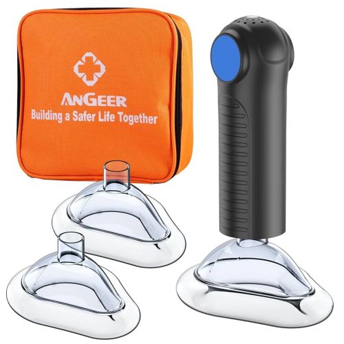FSA HSA Choking Rescue Device, Anti Choking Device for Baby and Adults, AnGeer EasyPumpVac Airway Suction Device, First Aid Kit for Children and Adults - Home Kit