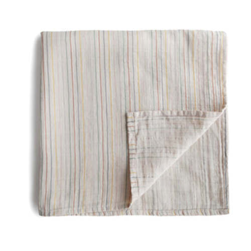 Organic Cotton Mushie Baby Muslin Swaddle Blanket