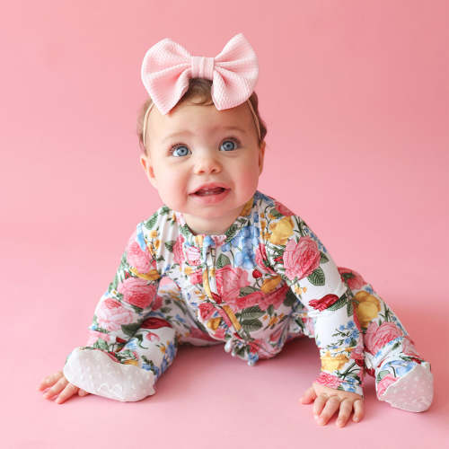 Floral Baby Girl Sleeper, Rubina (Newborn)