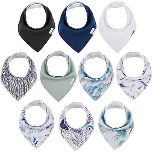 Baby Drool Bibs for Boys Girls,Baby Bibs for Teething and Drooling,Baby Boy Bibs,Baby Girl Bibs,Newborn Bibs for Baby Boy Girl