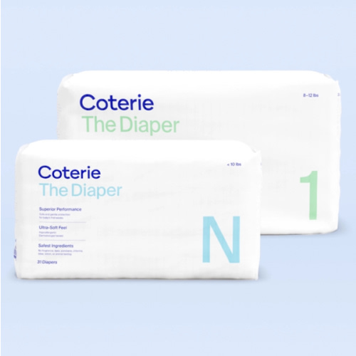 Coterie Diapers, Monthly Supply - N/1 Combo Pack