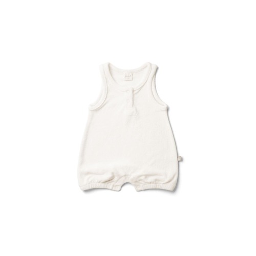 Goumi Quick Change Terry Romper, 0-3M