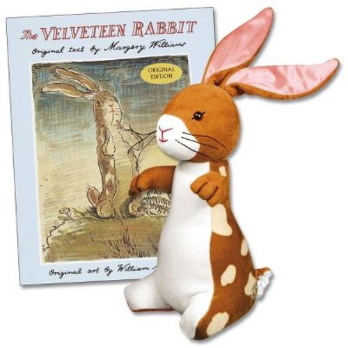 Yottoy Velveteen Rabbit Plush And Hard Book Set
