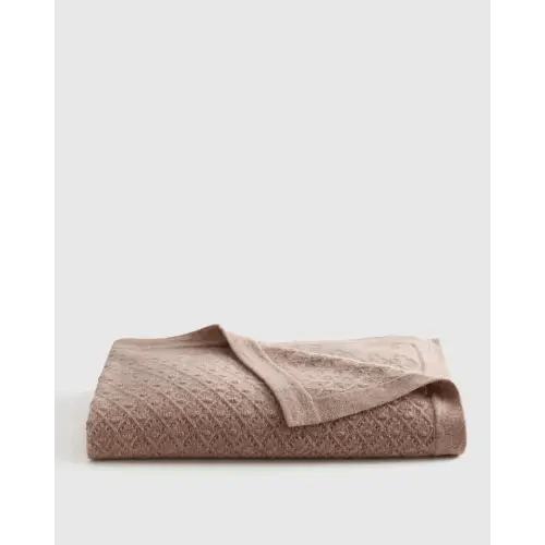 Washable Cashmere Pointelle Baby Blanket