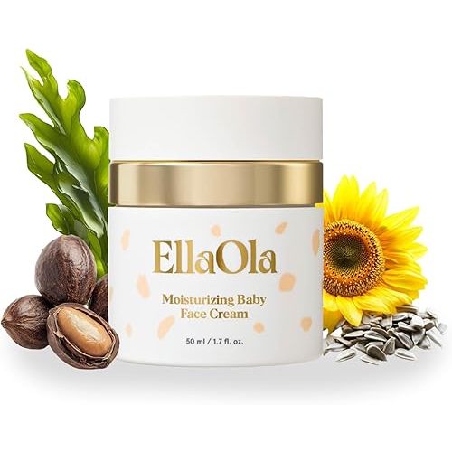96 Hour Deep Moisturizing Baby Face Cream for Dry, Eczema Prone & Sensitive Skin - Daily Organic Face Lotion Nourishes & Hydrates, Fragrance Free | 1.7 fl. oz.