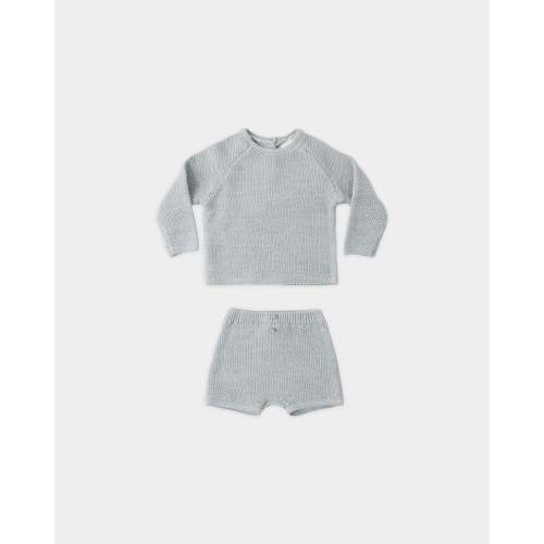 Summer Knit Set Heathered Sky