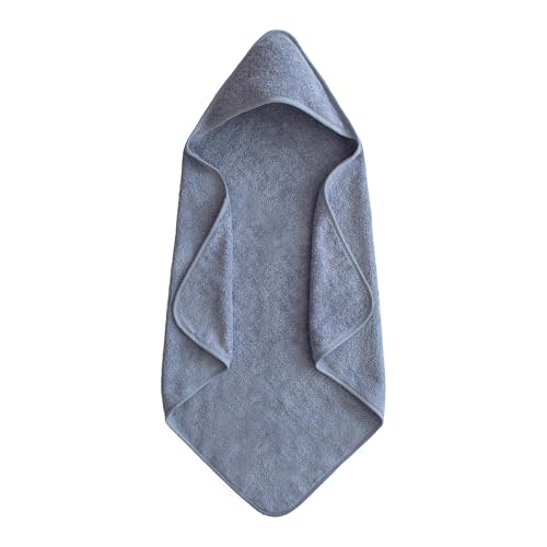 mushie Baby Hooded Towel | Organic Cotton (Tradewinds)