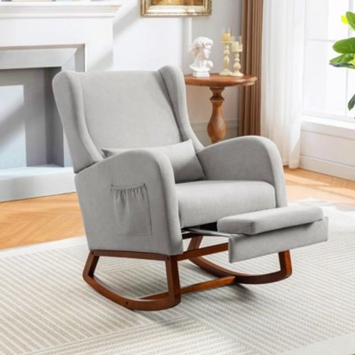 Upholstered Nursery Rocking Chair