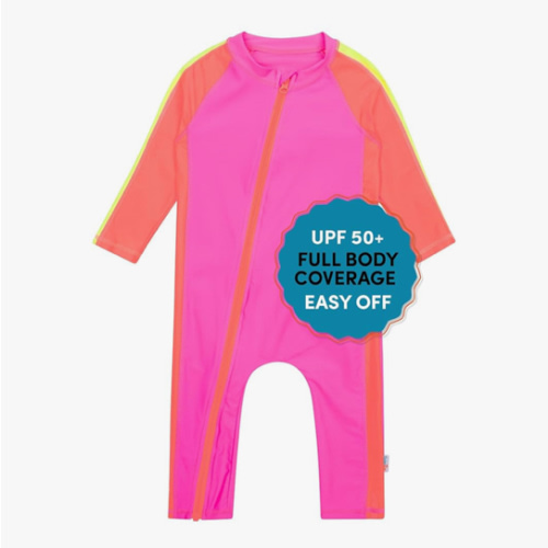 SwimZip Boys' Long-Sleeve UPF 50+ Swimsuit for Baby, Toddler, & Little Boys