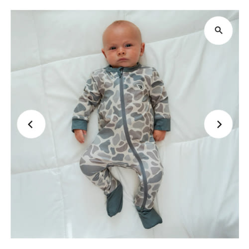 Baby Zip Up - Classic Deer Camo – BURLEBO