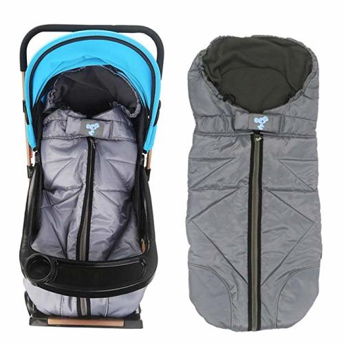 Lemonda Winter Outdoor Tour Waterproof Baby Infant Stroller Sleeping Bag Warm Footmuff Sack,Anti-Kicking Sleeping Nest,Wearable Stroller Blanket (Grey)