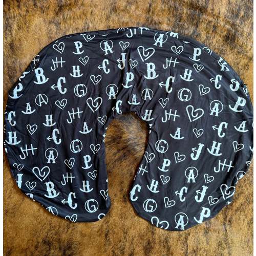 Black brands baby boppy pillow covers