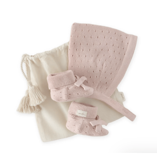 Pointelle Knit Gift Set