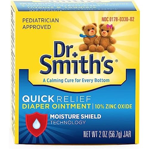 Dr. Smith's Quick Relief Diaper Rash Ointment, 2 Ounce - Pack of 2