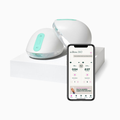 Willow 360 Leak-Proof, Wearable Hands-Free, Double Electric Breast Pump