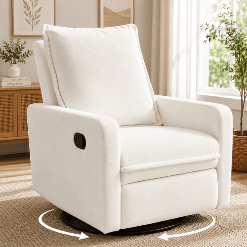 Power Lift Recliner Chair with Heat Therapy, Massage Function, and Large Side Pocket, Beige Brown
