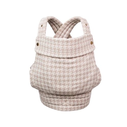 Mabē Monarch Ergonomic Baby Carrier - Premium Cotton Soft Structured Infant Carrier with Hip Healthy Design, 3 Carry Positions for Newborn to Toddler (7-35lbs), Lightweight & Breathable (Houndstooth)