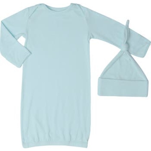Stripe Gown & Hat Set, 0-3M