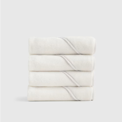Organic Turkish Cotton Baby Hooded Towel Set 4-Pack