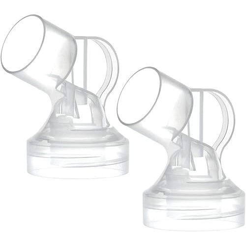 Maymom Connector Compatible with Medela Flanges. Not Original Medela Personalfit Connector. Compatible with Pump in Style Symphony Swing Breastpumps, and Maymom Flanges; 2pc/pk