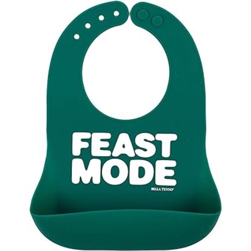Bella Tunno Wonder Bib – Waterproof Silicone Bibs for Boys & Girls, Non-toxic & BPA Free Silicone Baby Bibs & Toddler Bibs