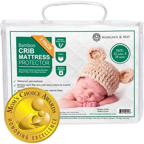 Crib Mattress Protector Pad (2-Pack)