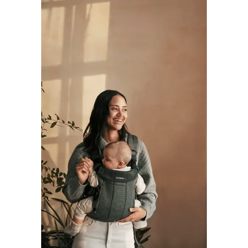 BabyBjörn Baby Carrier Harmony, Dark Green, 3D Mesh | 3-in-1 Ergonomic Baby Carrier; Newborn, Facing-in, Outward-Facing, and Back Carrying Positions Supported (7-40 lbs), Newborn to Toddler