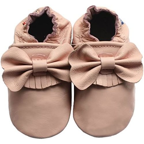 Carozoo Toddler Kids Unisex Slipper Animal Flower Soft Sole Leather Baby Shoes