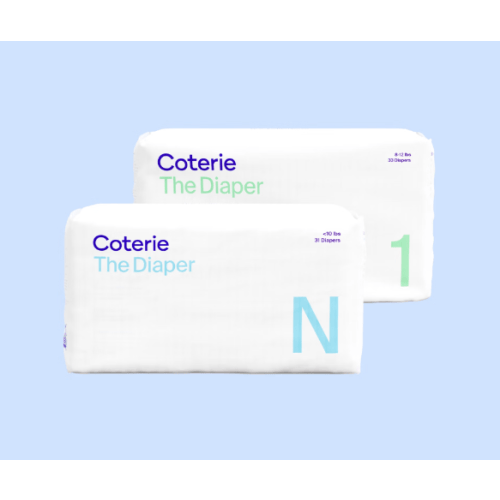 Coterie Diaper Size N/1 Combo box | one-month supply