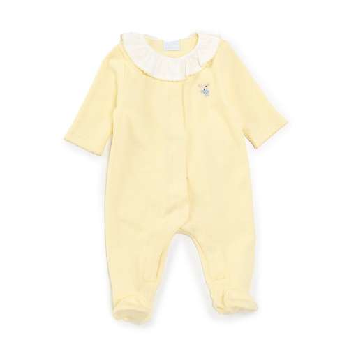 Edgehill Collection x Rebecca Bahn Art Baby Girls Preemie-9 Months Long Sleeve Duck Footie