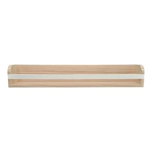 The Big One® Natural Wood & White Gate Shelf