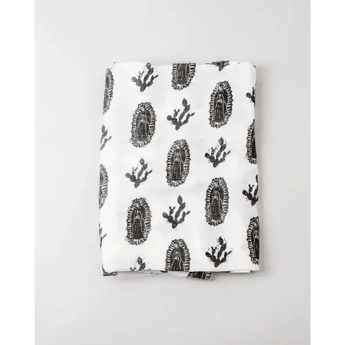 Our Lady of Guadalupe Muslin Swaddle Baby Blanket