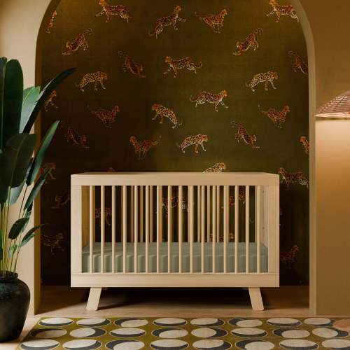 Hudson 3-in-1 Convertible Crib with Toddler Bed Conversion Kit