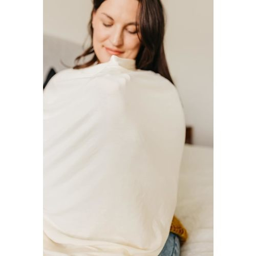 Yuma Copper Pearl Multi-Use Cover: Car Seat Covers, Nursing Cover, and Stroller Cover for Sun - Stretchy Fabric, All-Season Use, Stylish Designs, Easy Access for Moms - Yuma