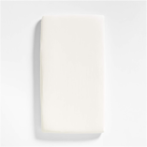 Supersoft Pampas Ivory Organic Cotton Gauze Baby Bassinet Sheet