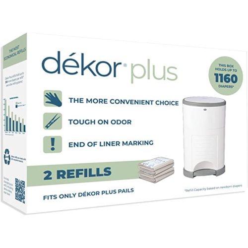 Dekor Plus Diaper Pail Refills|2 Count