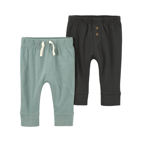 Baby 2-Pack Pull-On Cotton Pants - Carter's | Carter's