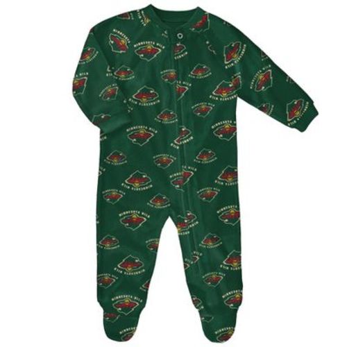 NHL Minnesota Wild Baby Boys' Blanket Sleeper - 0-3M