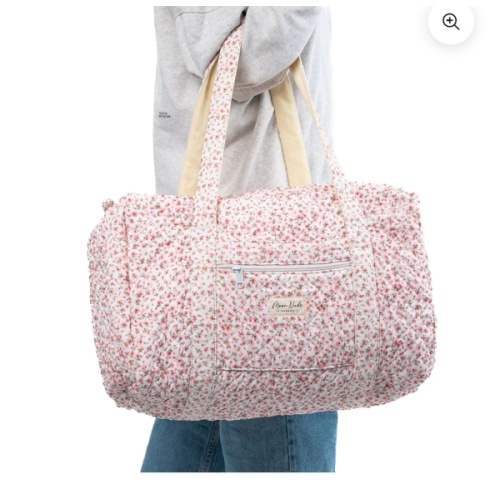 Peony Large Duffel Bag- hospital bag